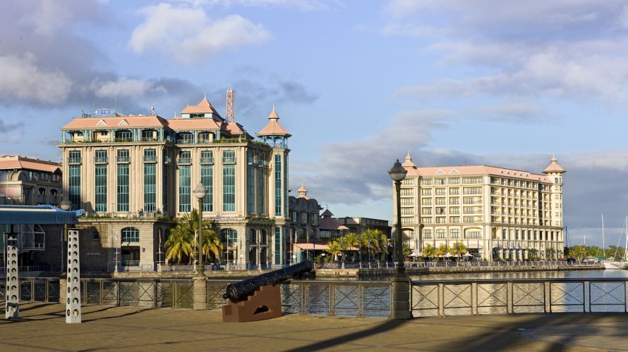 Le complexe Caudan Waterfront à Port Louis